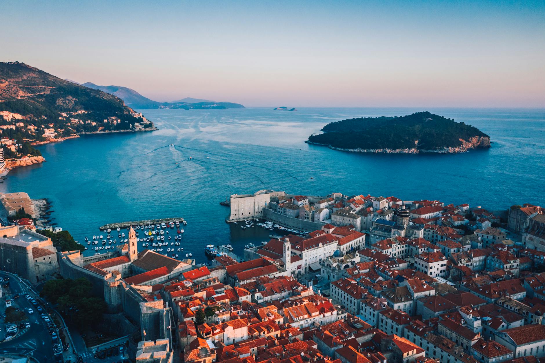 Dubrovnik - Property of: Luciann Photography, Aerial View of a City and Island