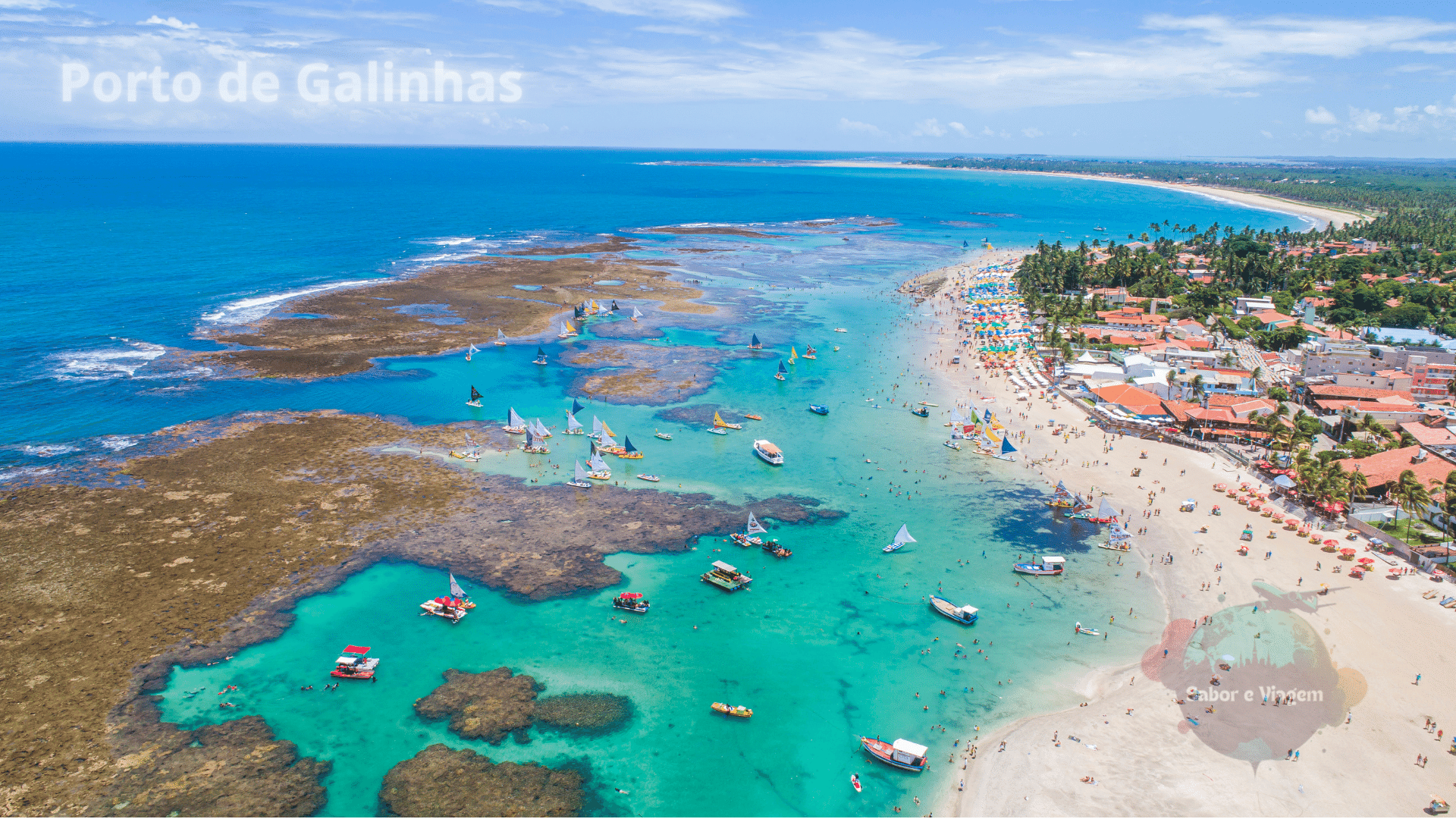 Praia de Porto de Galinhas - Viagem para Porto de Galinhas